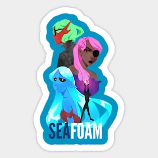 Seafoam Characters Sticker